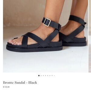 *Liberté* leather bronte sandal